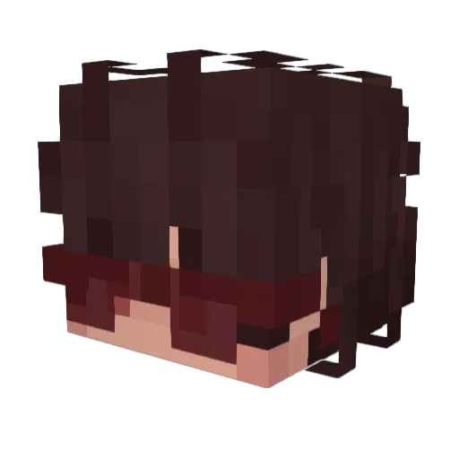 zenchh666 Minecraft avatar head, 3D render