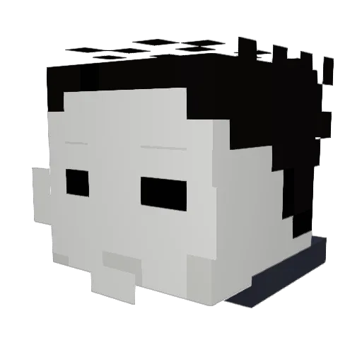 zenczakkuba67 Minecraft avatar head, 3D render