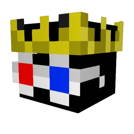 zenderlink Minecraft avatar head, 3D render