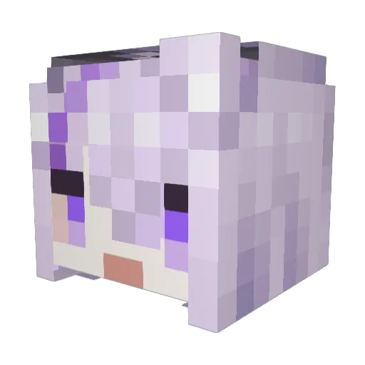 zenhitei0222 Minecraft avatar head, 3D render