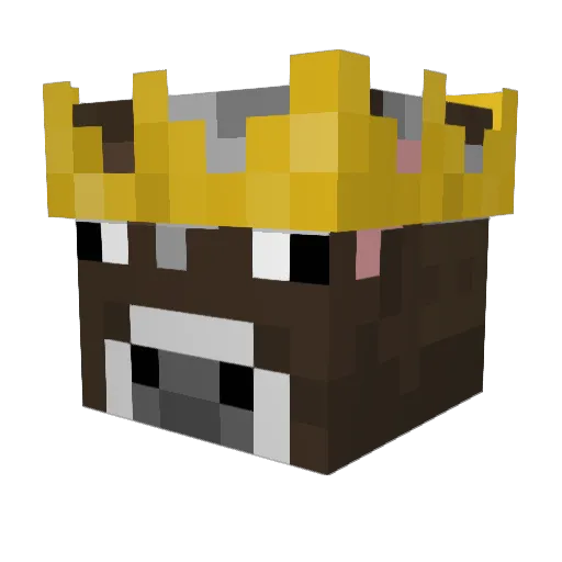 zenhx Minecraft avatar head, 3D render