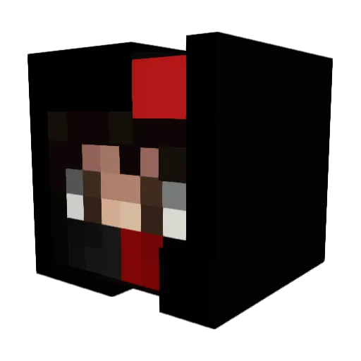 zenikhi Minecraft avatar head, 3D render