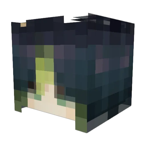 zenith_wave Minecraft avatar head, 3D render