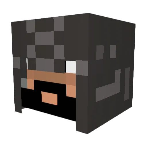 zenko7 Minecraft avatar head, 3D render