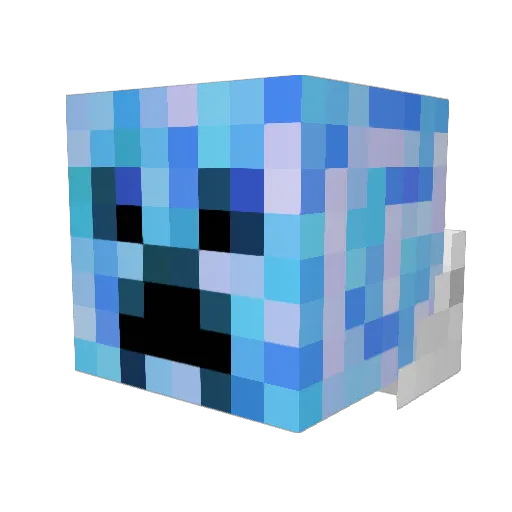 zenmastr Minecraft avatar head, 3D render