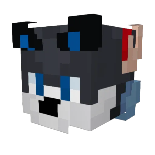 zenno69 Minecraft avatar head, 3D render