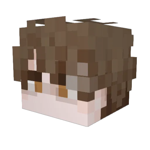 zeno1414 Minecraft avatar head, 3D render