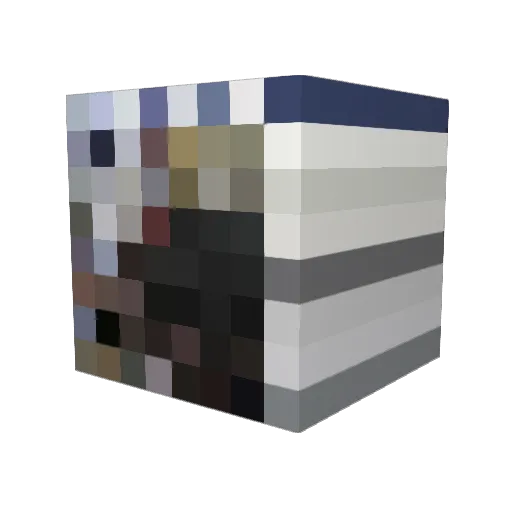 zenoNJZ Minecraft avatar head, 3D render