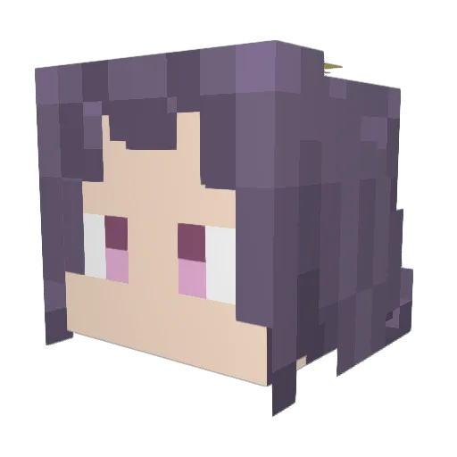 zenramappa Minecraft avatar head, 3D render