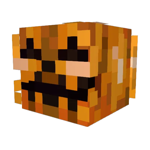 zenrul Minecraft avatar head, 3D render