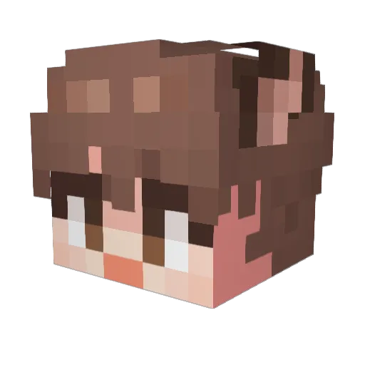 zent0116 Minecraft avatar head, 3D render