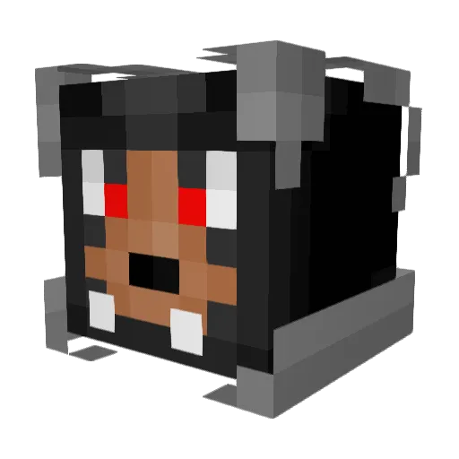 zenthwolf Minecraft avatar head, 3D render