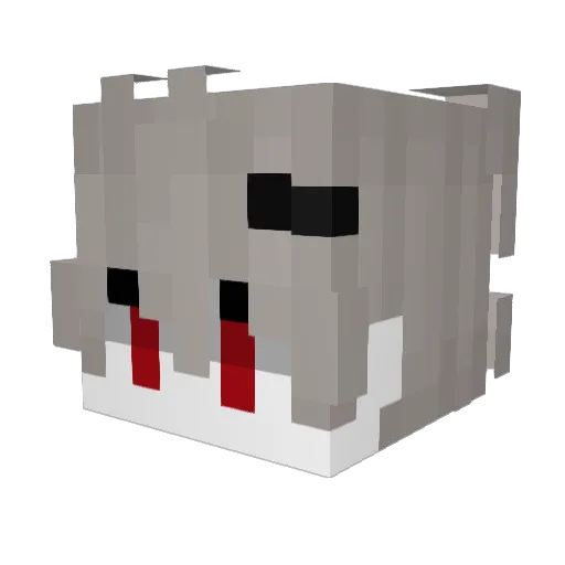 zentzrim Minecraft avatar head, 3D render