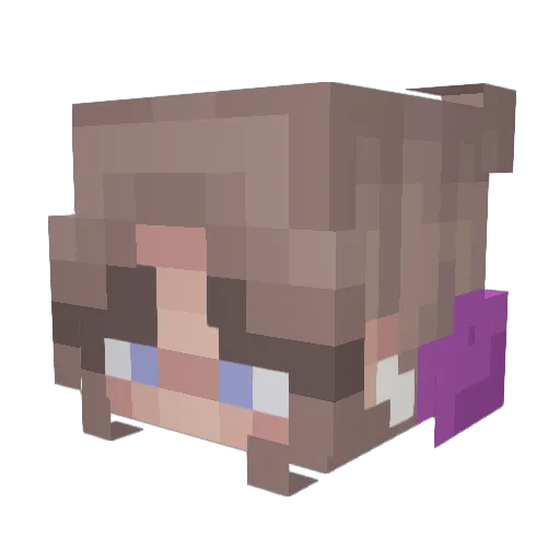 zenu_egg Minecraft avatar head, 3D render