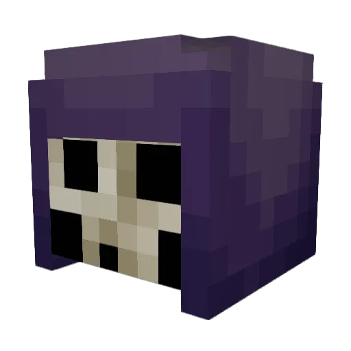 zenxx Minecraft avatar head, 3D render
