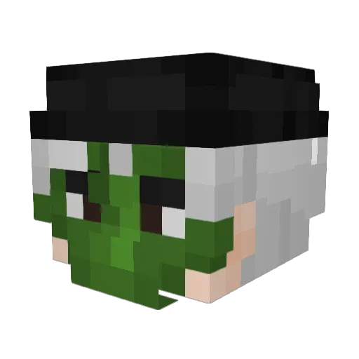 zenya545 Minecraft avatar head, 3D render