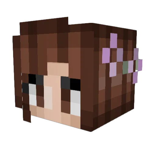 zenzi0 Minecraft avatar head, 3D render