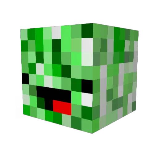 zeo1357 Minecraft avatar head, 3D render