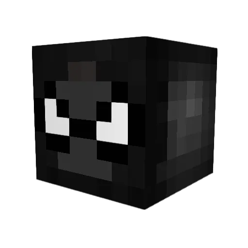 zeodz Minecraft avatar head, 3D render
