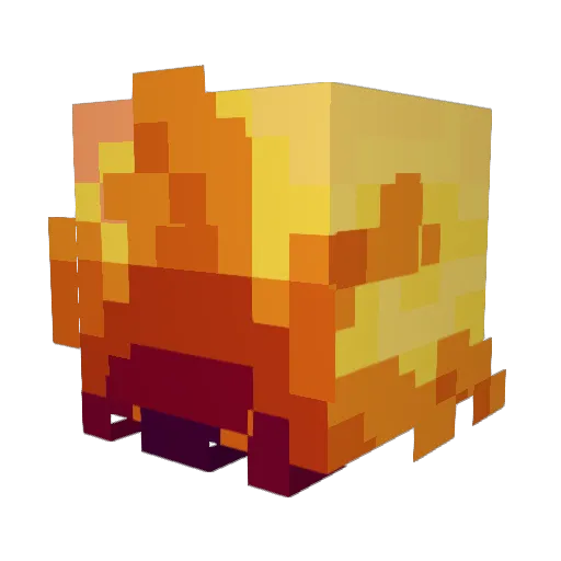 zepamclona Minecraft avatar head, 3D render