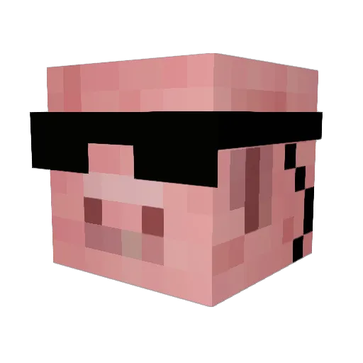 zepelinm Minecraft avatar head, 3D render