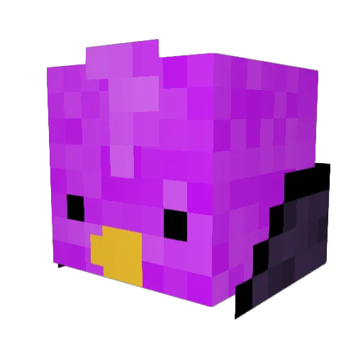 zephess Minecraft avatar head, 3D render