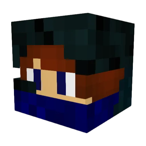 zephoxe Minecraft avatar head, 3D render