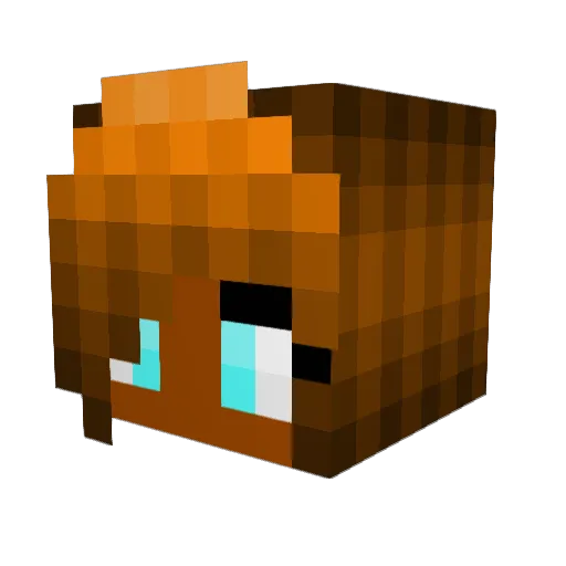 zephros72 Minecraft avatar head, 3D render
