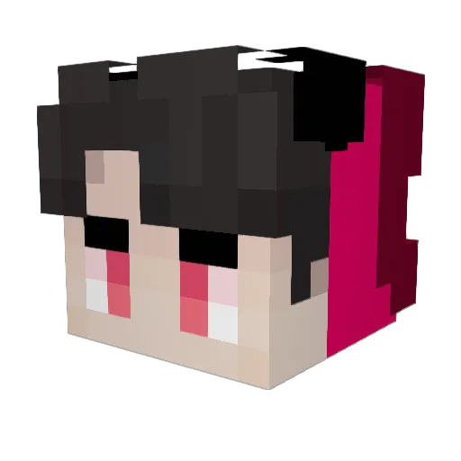 zepoch Minecraft avatar head, 3D render