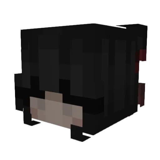 zeqhira Minecraft avatar head, 3D render