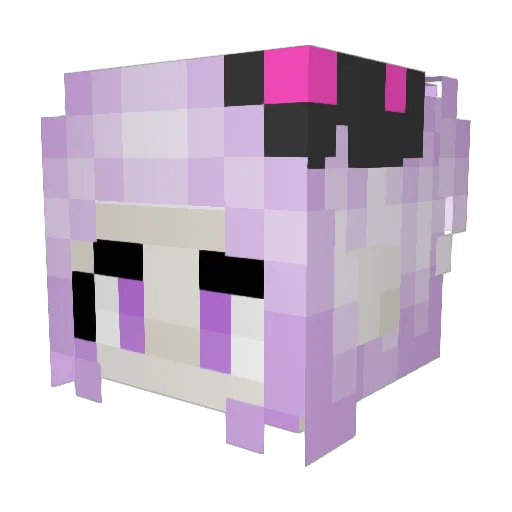 zer0_sugar Minecraft avatar head, 3D render