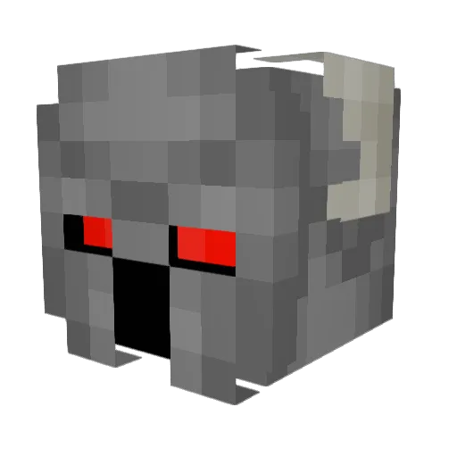 zerNppm Minecraft avatar head, 3D render