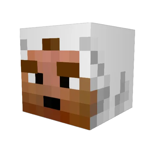 zeras_45 Minecraft avatar head, 3D render