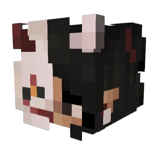 zere2 Minecraft avatar head, 3D render