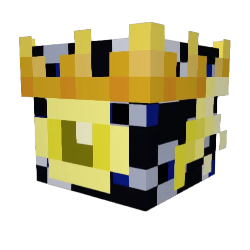 zerefTheFallen Minecraft avatar head, 3D render