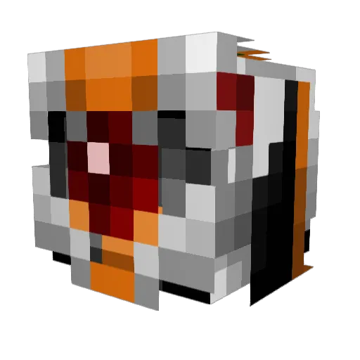 zerenerickson Minecraft avatar head, 3D render
