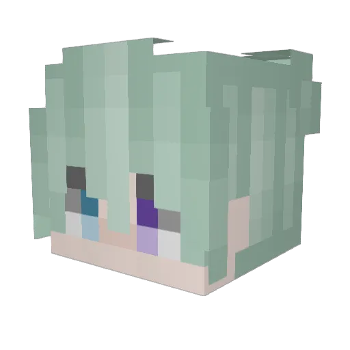 zereth3005 Minecraft avatar head, 3D render