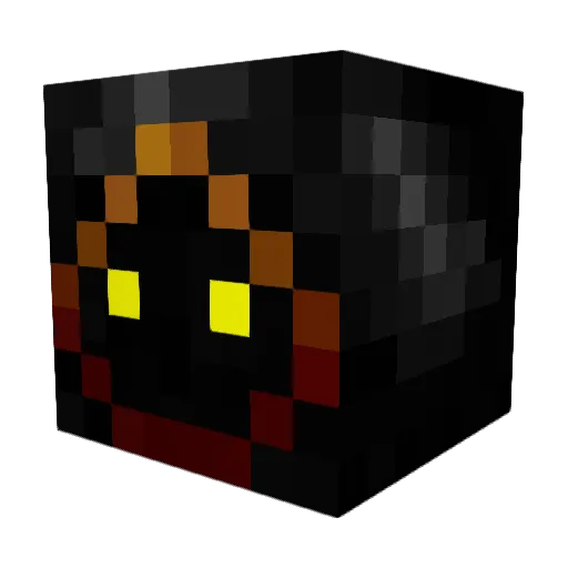 zerger Minecraft avatar head, 3D render