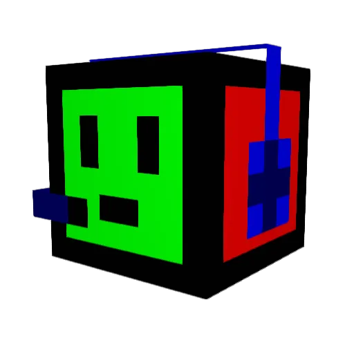 zerminater Minecraft avatar head, 3D render