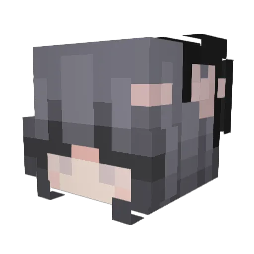 zernid Minecraft avatar head, 3D render