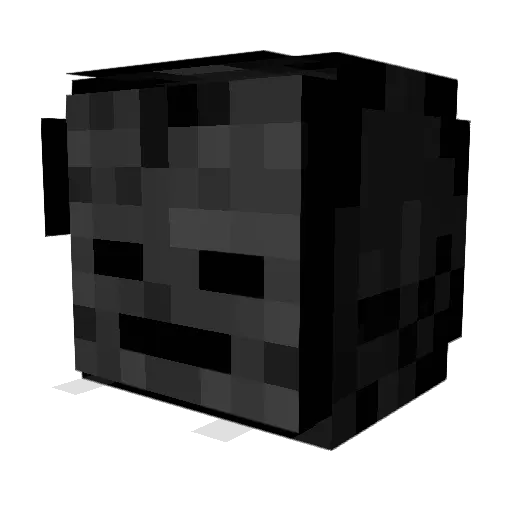 zero1258 Minecraft avatar head, 3D render