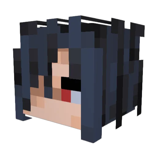 zero1622 Minecraft avatar head, 3D render