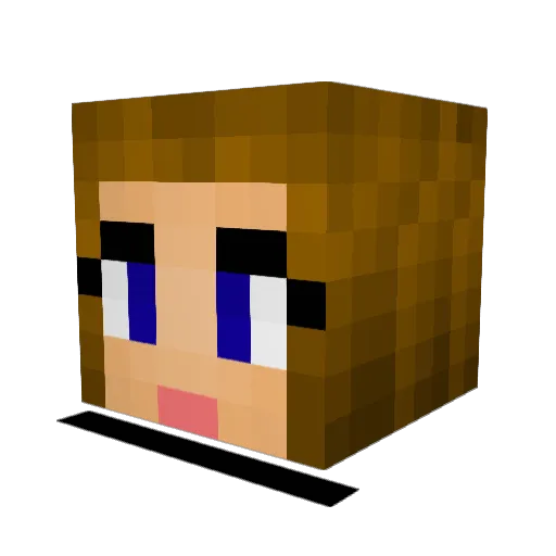 zero21249 Minecraft avatar head, 3D render
