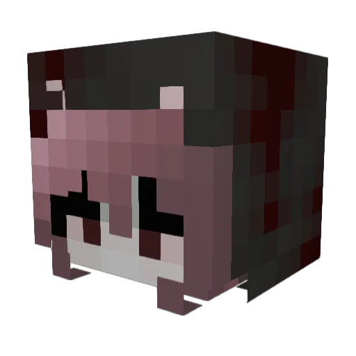 zero43 Minecraft avatar head, 3D render