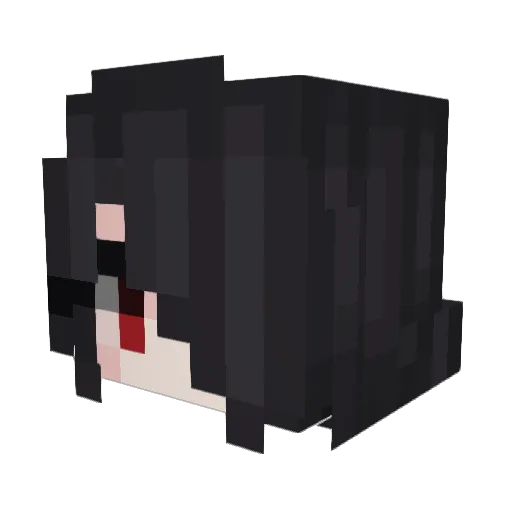 zero77 Minecraft avatar head, 3D render