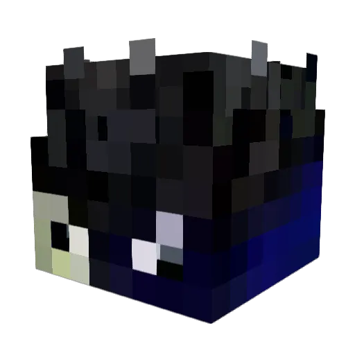 zerohero131 Minecraft avatar head, 3D render