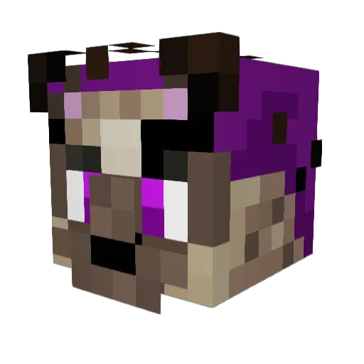 zerooneonefour Minecraft avatar head, 3D render