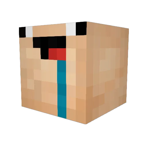 zeroooo152 Minecraft avatar head, 3D render