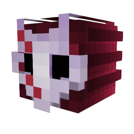 zeroplay124 Minecraft avatar head, 3D render