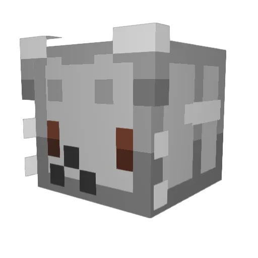 zerotekno Minecraft avatar head, 3D render